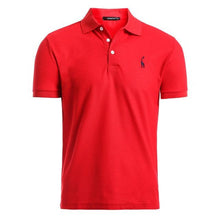 Load image into Gallery viewer, New Man Polo Shirt Mens Casual Deer Embroidery Cotton Polo shirt
